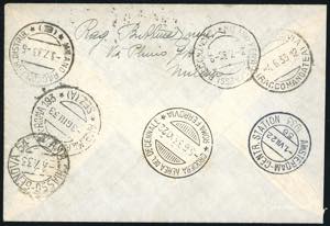 1933 - 5,25 + 19,75 lire Trittico ... 