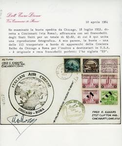 CROCIERA BALBO, TAPPA CHICAGO-ROMA ... 