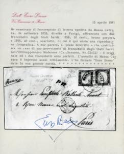 1859 - 10 cent. bruno porpora, 40 ... 