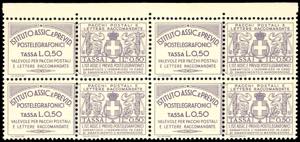 1936 - 50 cent. Istituto Assicurazioni (12), ... 