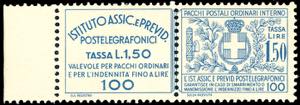 1936 - 1,50 lire Istituto Assicurazioni ... 
