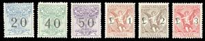 1924 - Serie completa (1/6), nuovi, gomma ... 