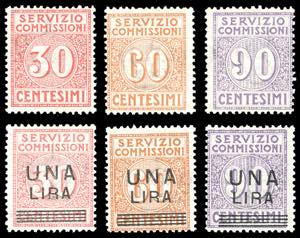1913/25 - Le due emissioni (1/3,4/6), nuovi, ... 