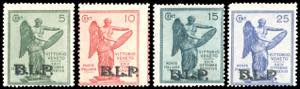 1922 - Vittoria, soprastampa BLP, non ... 