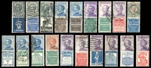 1924 - Pubblicitari, serie completa (1/19), ... 