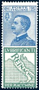 1924 - 25 cent. Reinach (7), gomma originale ... 