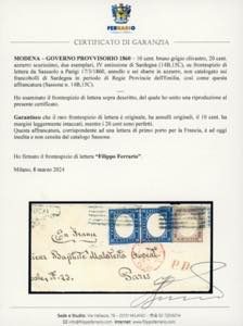 1860 - 10 cent. bruno grigio ... 