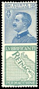 1924 - 25 cent. Reinach (7), nuovo, gomma ... 