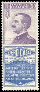 1924 - 50 cent. Siero Casali (15), ottima ... 