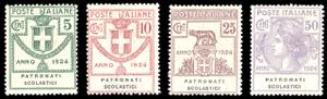 PATRONATI SCOLASTICI 1924 - Serie completa ... 