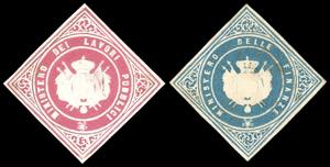 1864 - Saggi Re, due esemplari di forma ... 