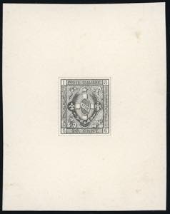 1866 - Saggio Coucorde, con al centro uno ... 