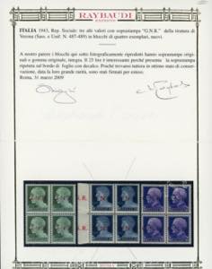 1944 - Soprastampati G.N.R. ... 