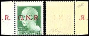 1944 - 20 lire soprastampa G.N.R. di Verona, ... 