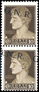 1943 - 10 cent., soprastampa G.N.R. di ... 