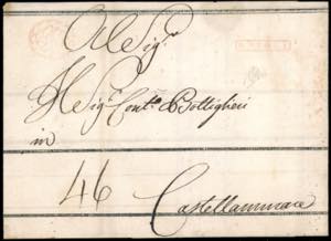 1840ca - Grande fascia da Napoli a ... 