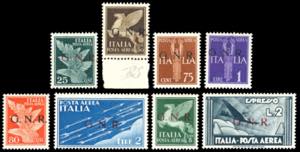 1943 - Soprastampati G.N.R. di Brescia, I ... 