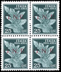 1943 - 25 cent., soprastampa G.N.R. di ... 