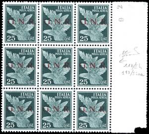 1943 - 25 cent. soprastampa G.N.R. di ... 