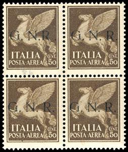 1943 - 50 cent., soprastampa G.N.R. di ... 