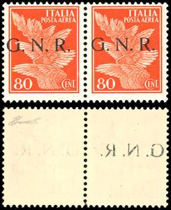 1943 - 80 cent., soprastampa G.N.R. di ... 