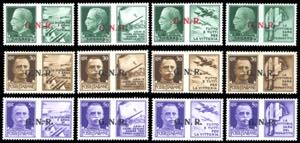 1944 - Soprastampati G.N.R. di Verona, serie ... 