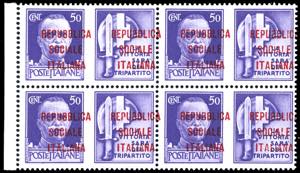 1944 - 50 cent. Milizia soprastampa su ... 