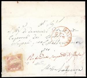 1859 - 2 grana rosa brunastro, I ... 