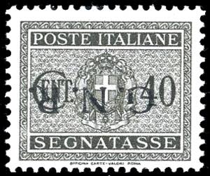 1944 - 40 cent., soprastampa G.N.R. di ... 