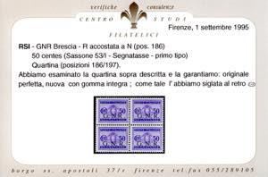 1943 - Soprastampati G.N.R. di ... 