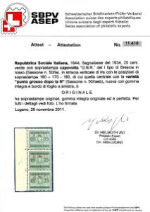 1943 - 25 cent., soprastampa ... 