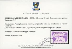 1961 - 205 lire Gronchi rosa ... 