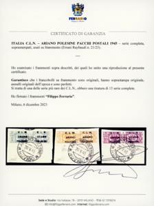 ARIANO POLESINE PACCHI POSTALI ... 