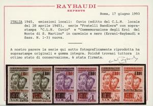 CUVIO 1945 - Fratelli Bandiera, ... 