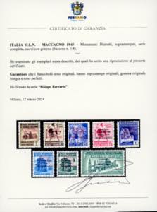 MACCAGNO 1945 - Soprastampati, ... 