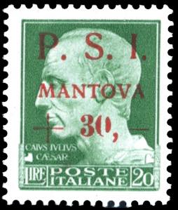 MANTOVA 1945 - 30 + 20 lire Imperiale, ... 
