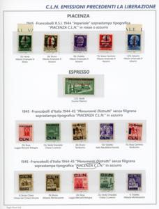 PIACENZA 1945 - Soprastampati, la ... 