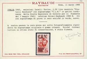 TORINO 1945 - Fratelli Bandiera, ... 