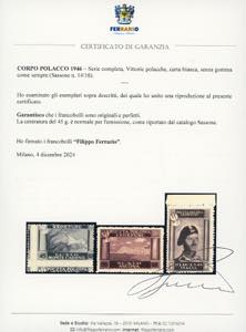1946 - Vittorie polacche, carta ... 