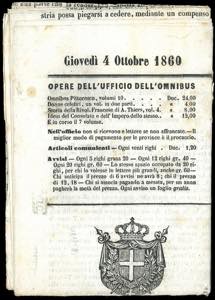 1860 - 1/2 grano rosa, II tavola, ... 