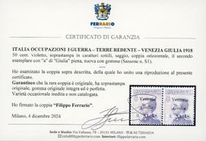VENEZIA GIULIA 1918 - 50 cent., ... 