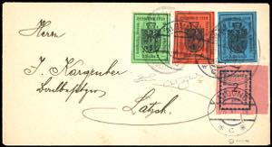 MERANO 1918 - 10 h. rosso mattone, II tipo, ... 