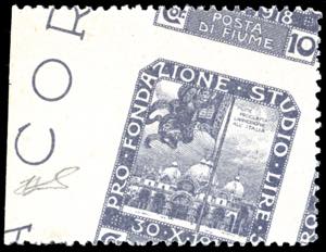 FIUME 1919 - 10 cor. Plebiscito (73), ... 