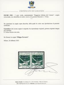 FIUME 1920 - 5 cent. soprastampato ... 