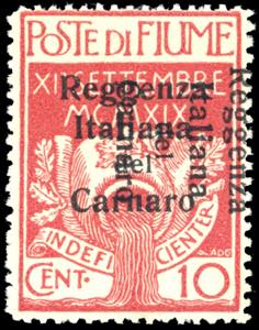 FIUME 1920 - 10 cent. soprastampato ... 