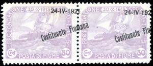 FIUME 1921 - 80 cent. soprastampato ... 