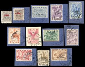 CORFU POSTA AEREA 1941 - Soprastampati, ... 