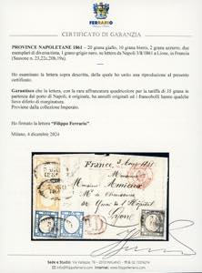 1861 - 20 grana giallo, 10 grana ... 