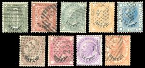 EMISSIONI GENERALI 1874 - De La Rue ... 