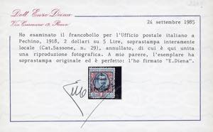 PECHINO 1920 - 2 dollari su 5 ... 